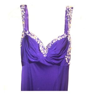 Beautiful purple prom dress